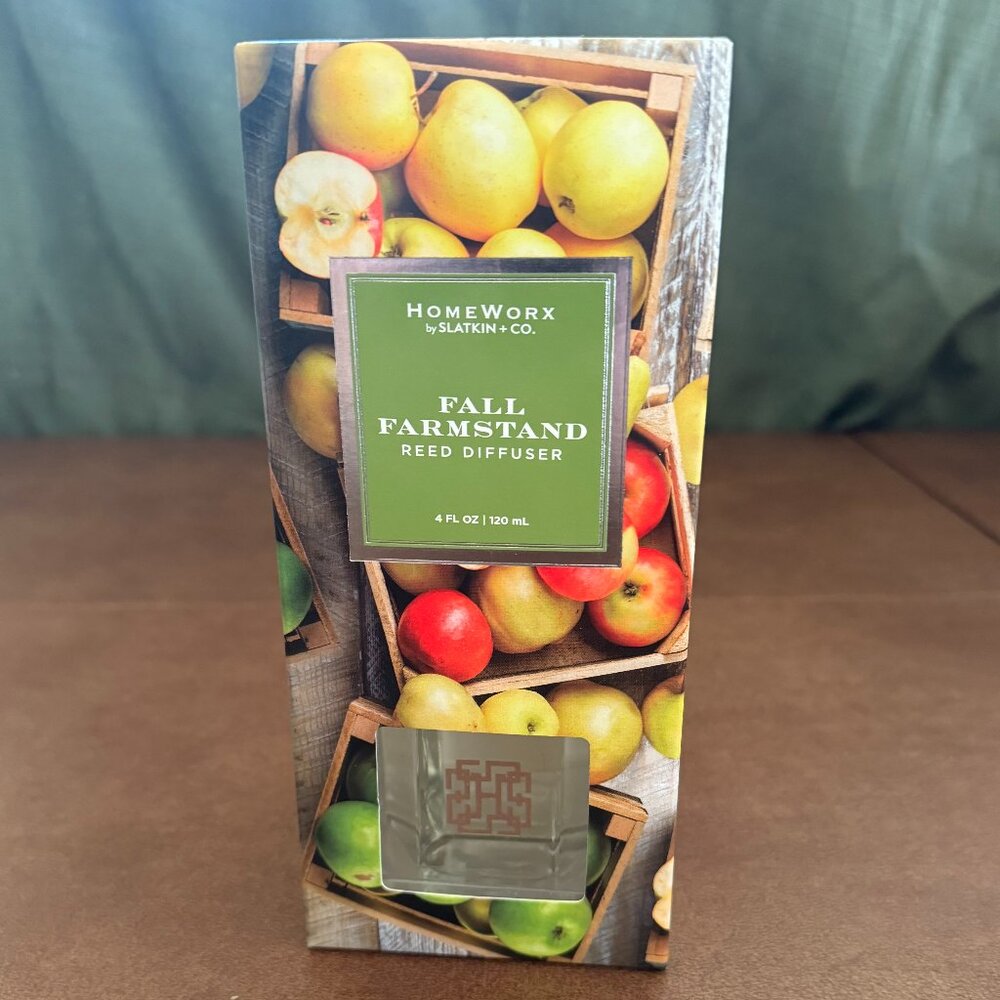 Homeworx by Slatkin & Co, Fall Farmstand Reed Diffuser